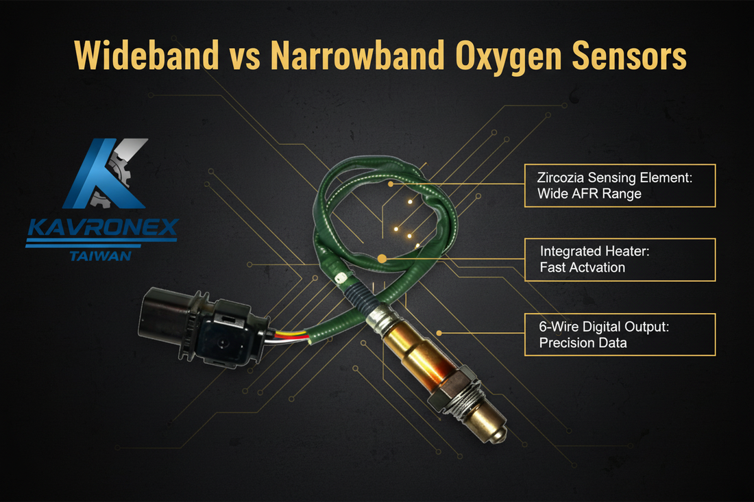 Wideband vs Narrowband Oxygen Sensors — What’s the Difference?