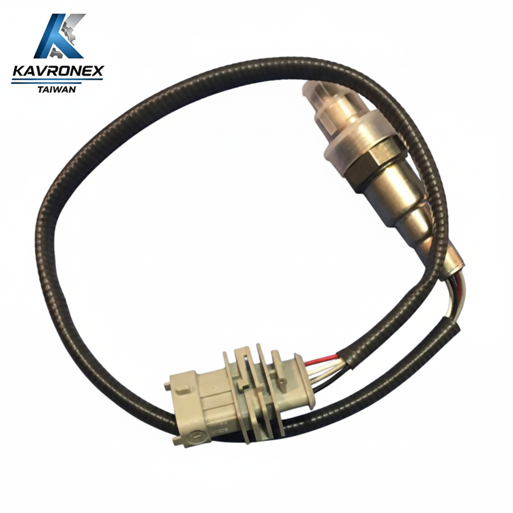 Oxygen Sensor White Background with KAVRONEX Logo
